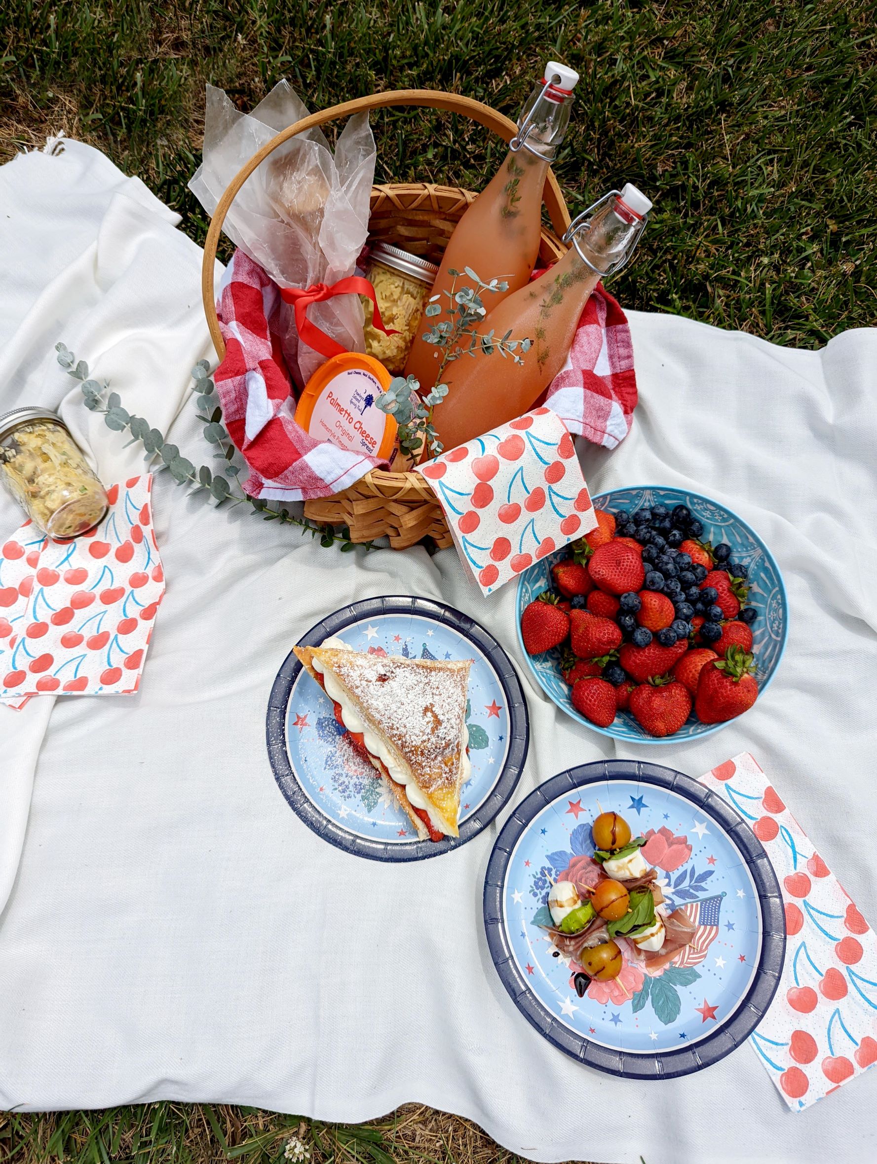 Products for a Fourth of July cookout